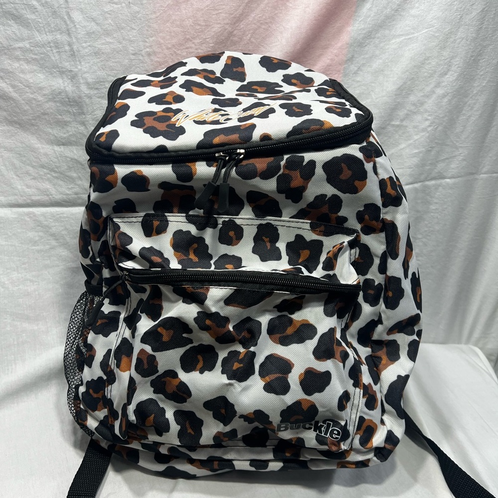 Buckle Wild Patterned Backpack - image 1